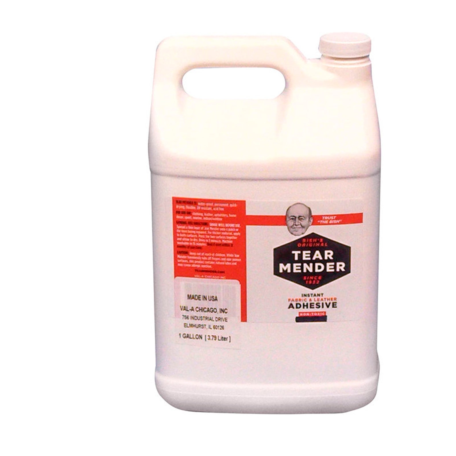 Tear Mender Instant Fabric and Leather Adhesive 1 Gallon Etsy