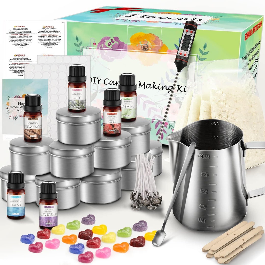 Haccah Complete Candle Making Kit,candle Making Supplies,diy Arts and  Crafts Kits for Adults,beginners,kids Including Wax, Wicks -  Israel