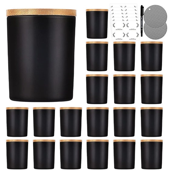20 PCS Candle Jars,candle Jars With Lids,candle Making Kit,jars for  Candles,bulk Candle Jars 
