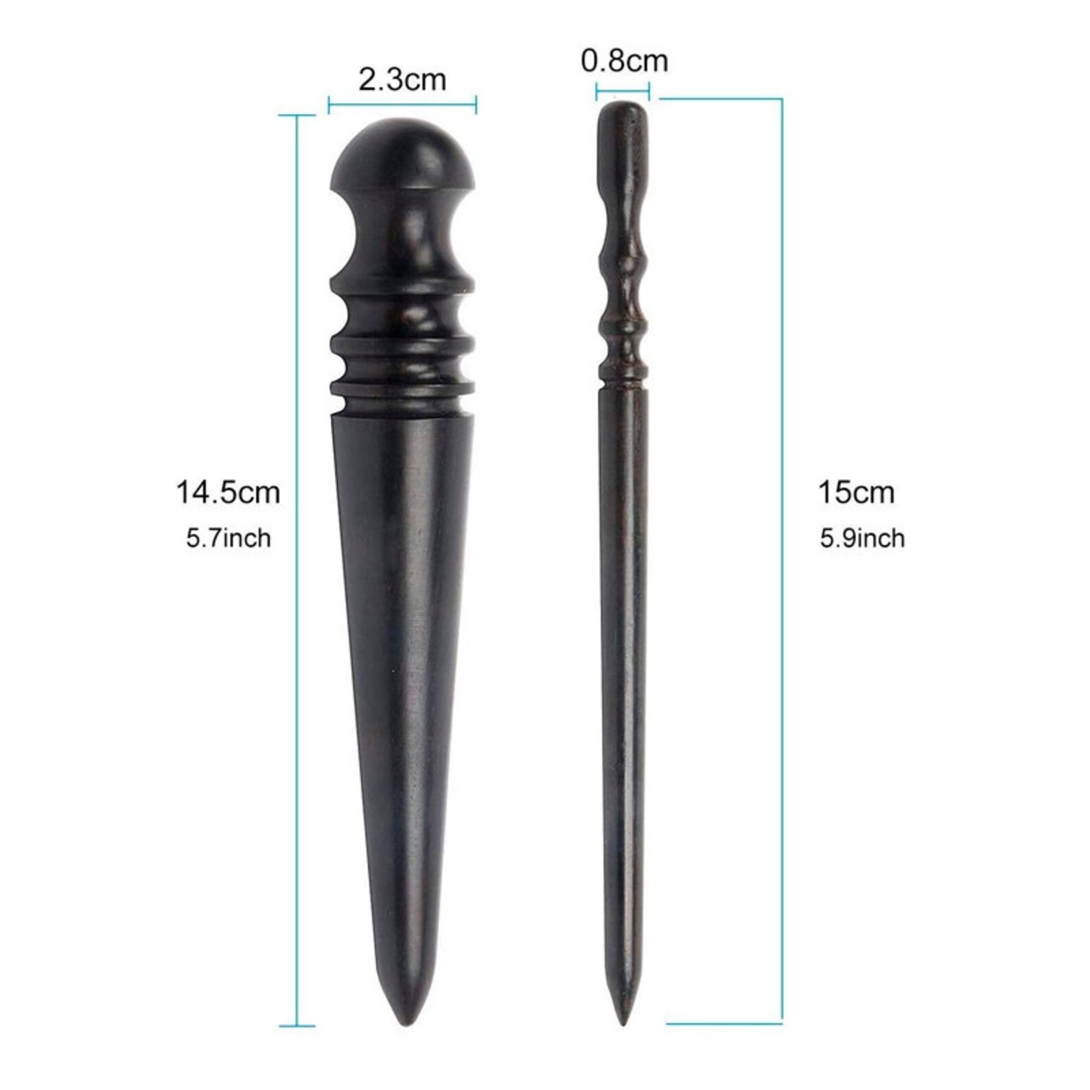 2Piece Leather Burnishing Tool Set Tapered Wood Slicker and Etsy