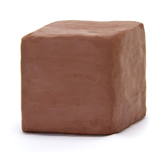 Deouss 10 lbs Low Fire Pottery Clay - Terra Cotta, Cone 06. Earthware Potters Throwing Clay. Ideal for Wheel Throwing,Hand Building,Firing and More