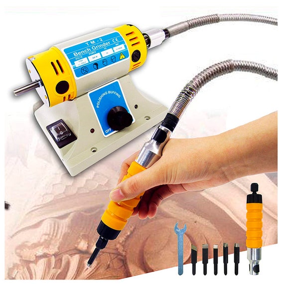 Electric Chisel Carving Tool Wood Carving Machine Woodworking Chisel host  chisel Shaft With 5 Blades 110V 