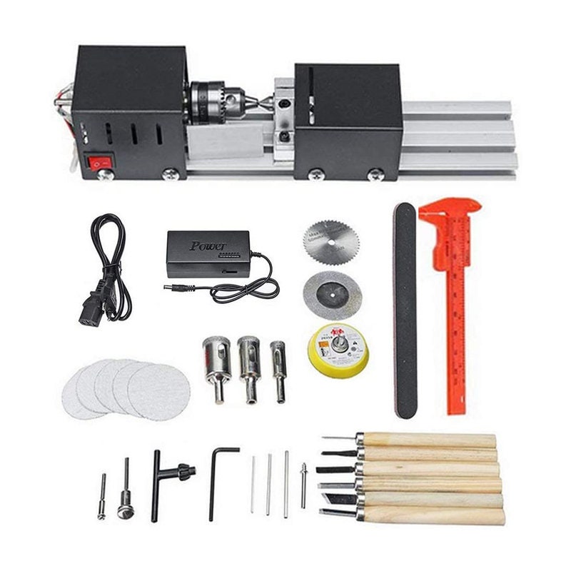 Polisher Machine Woodworking Craft DIY Rotary Tool SEAAN Mini Lathe Beads Polisher Machine Polisher Machine Woodworking Craft DIY Rotary Tool SEAAN Mini Lathe Beads Polisher Machine