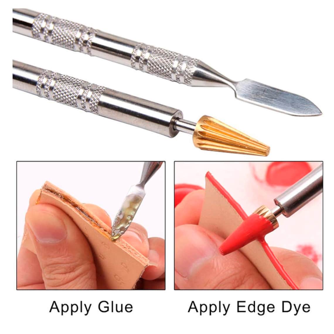 2Pcs Leather Edge Dye Pen Leather Dye Tools Leather Working Etsy
