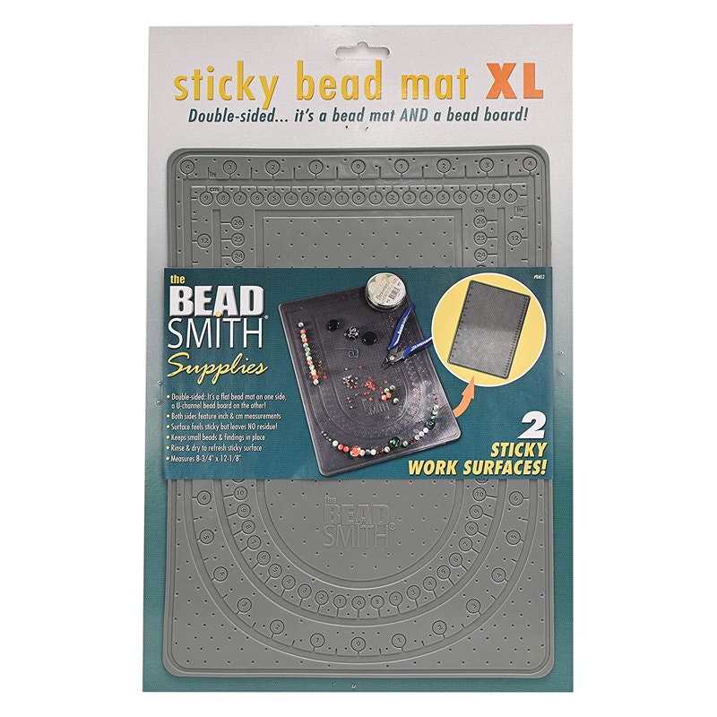 Sticky Bead Mat 8.75 X 12.125 Inches Grey Color Anti-slip 
