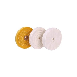 6 inch Buffing Polishing Wheel 1/2 inch Arbor Hole for Bench Grinder Buffer Tool