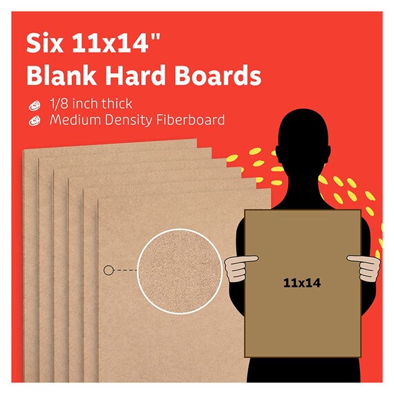1/8 Inch 3mm 11 X 14 Cardboard Sheets 6 Pack 
