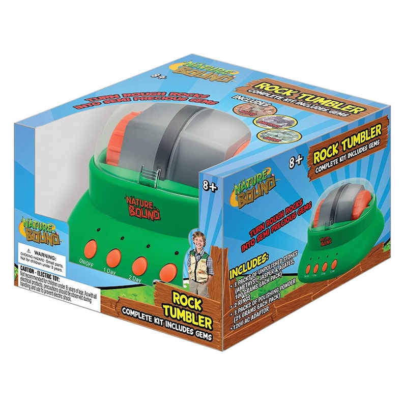 Starter Rock Tumbler Kit for Kids Includes Rough Gemstones Etsy