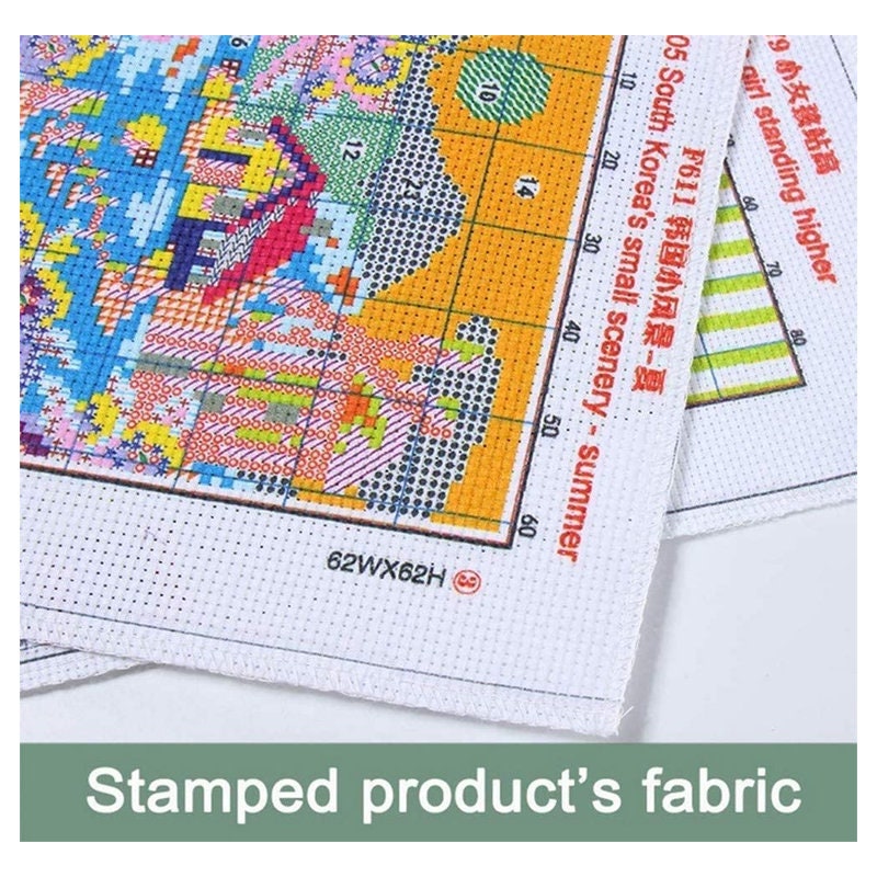 Full Range of Stamped Cross Stitch Kits 100 Cotton DIY Etsy