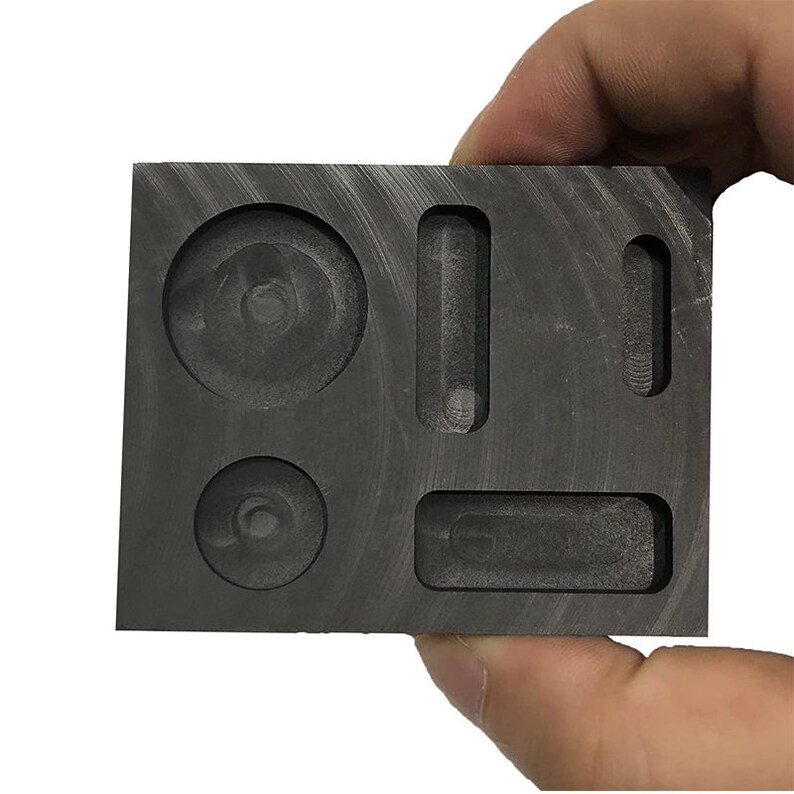 5in1 Graphite Casting Ingot Mold Graphite Ingot Molds Set Etsy