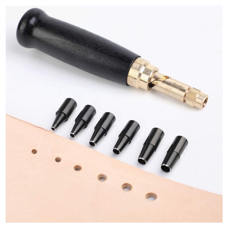 Japanese Screw Punch Screw Hole Punch6 Tip Sizes Leather Etsy Australia