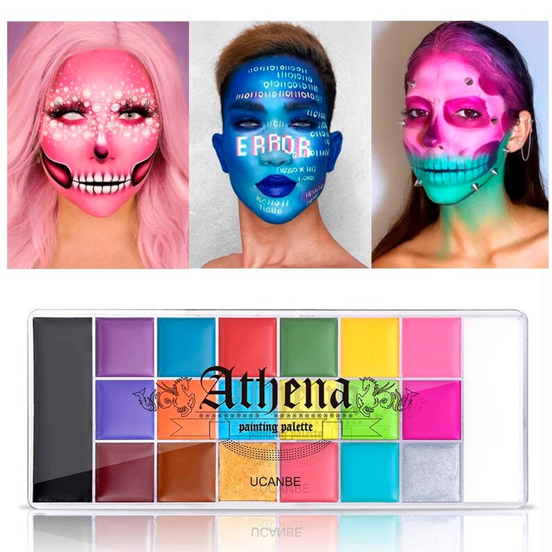 UCANBE Face Body Paint Set Athena Painting Palette 10 Etsy
