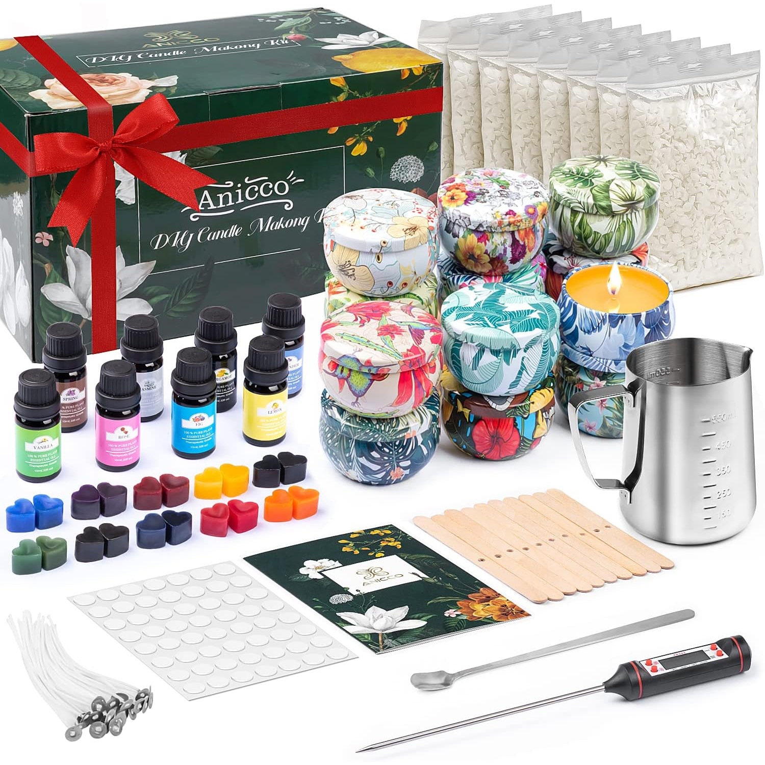 DIY Candle Kit.candle Making Kit for Beginners .candle Kit for Adults  Crafting Supply. Candle Making Kit, Team Building. 