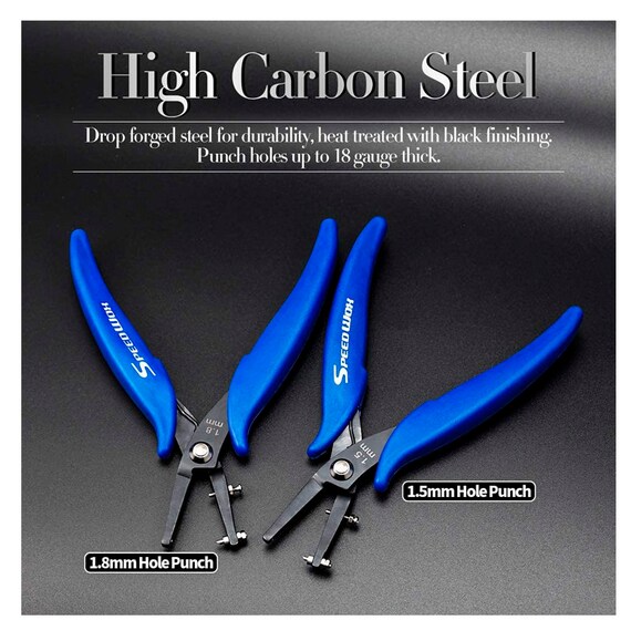 Parallel Action Square Metal Hole Punch Pliers 2 x 2 mm Pin Jewelry Wire  Crafts