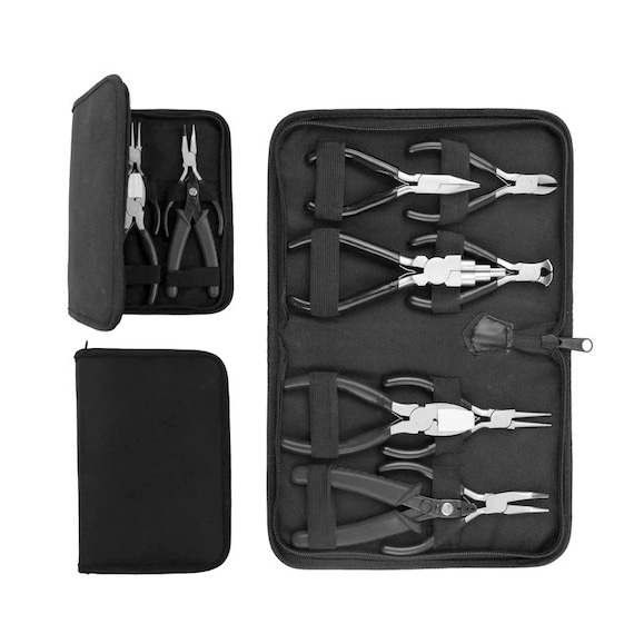 Jewelry Pliers, 8pcs Jewelry Making Pliers Tools Micro Jewelry Pliers Set  Jewelry Making Kit for Jewelry Making Supplies 