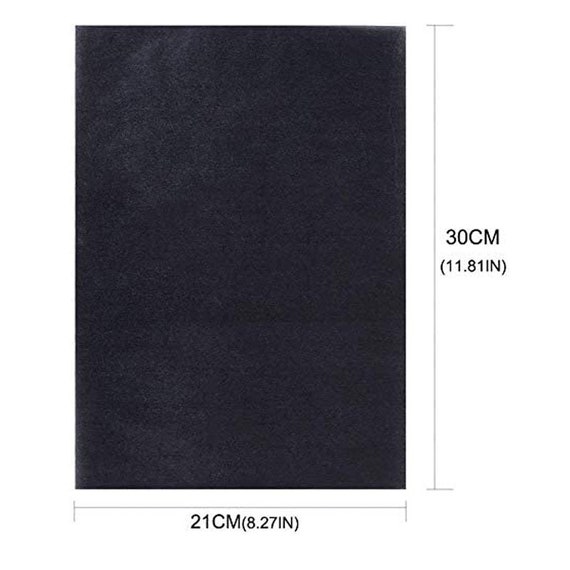 200 Sheets Carbon Paper Graphite Paper Black Carbon Transfer 8.5 X 11.5  Inch Tracing Papers With 5 PCS 