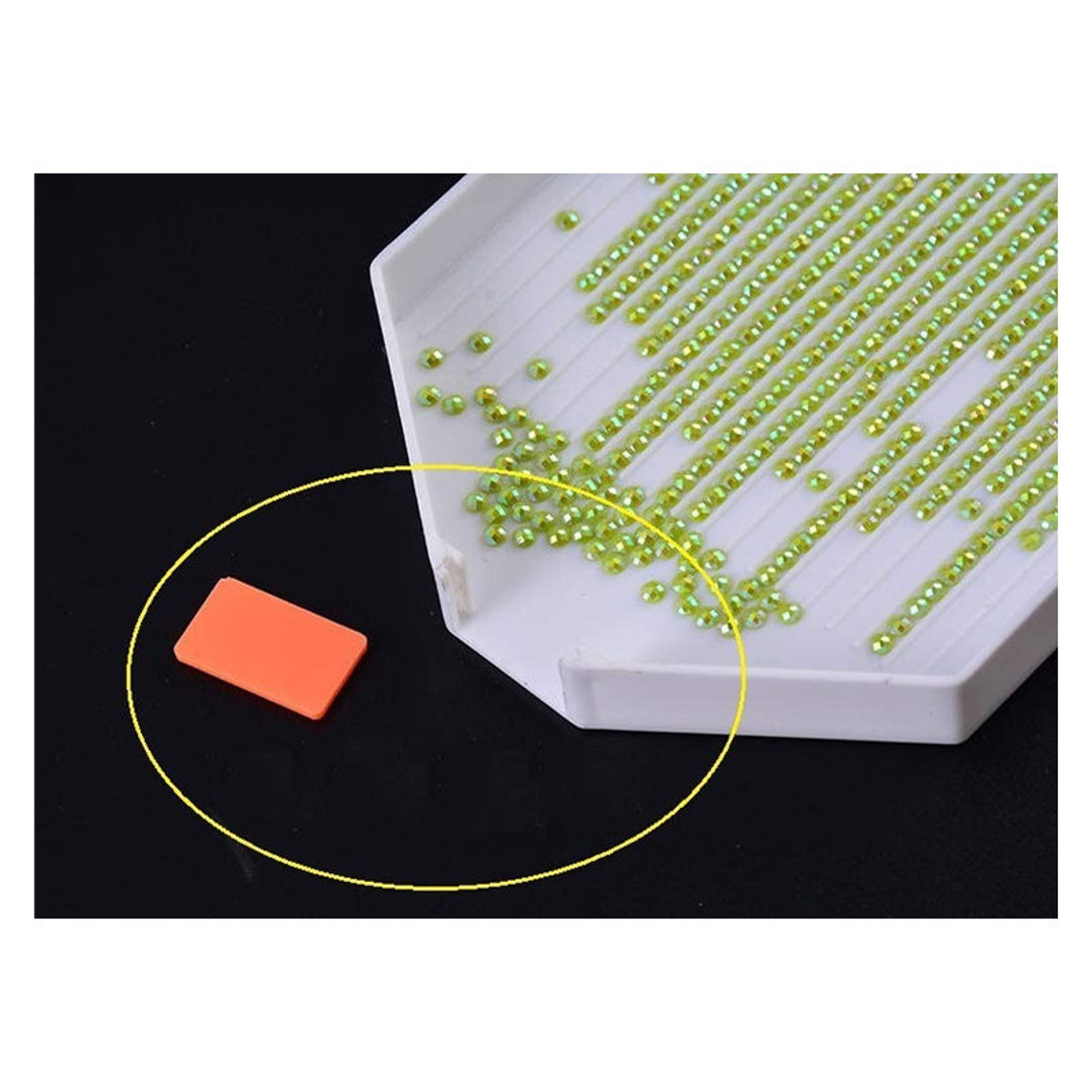 8Pcs Plastic Bead Sorting Trays Large Diamond Rhinestone Plate Etsy