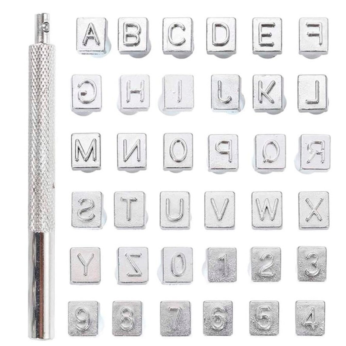 37 Stück Buchstaben stempeln Werkzeug Lederkunst Buchstaben Etsy