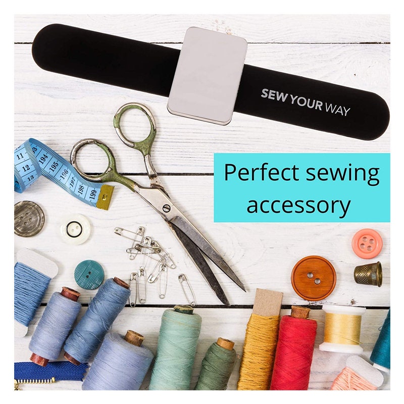 Buy Magnetic Pin Holder for Sewing, Wrist Pin Cushion, Magnetic