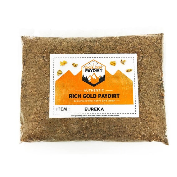 Goldn Gold Paydirt Eureka Panning Pay Dirt Bag Gold Prospecting Concentrate  -  Norway