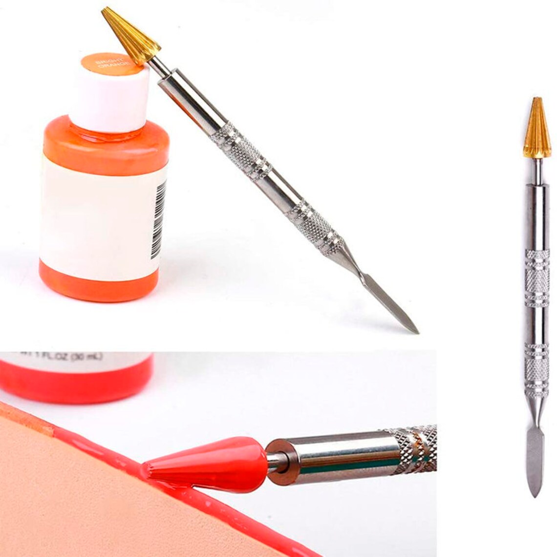 Leather Edge Dye Pen Double Head Leather Edge Roller Pen Etsy