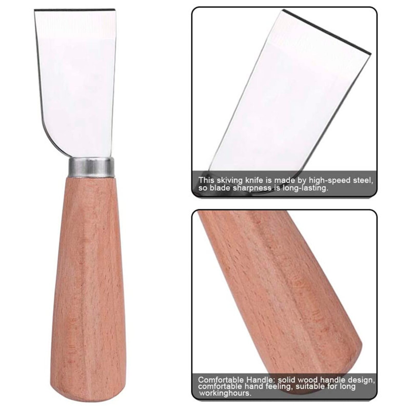 Leather Knife 2 Sizes Leather Edge Beveler 3 PCS Wood Etsy