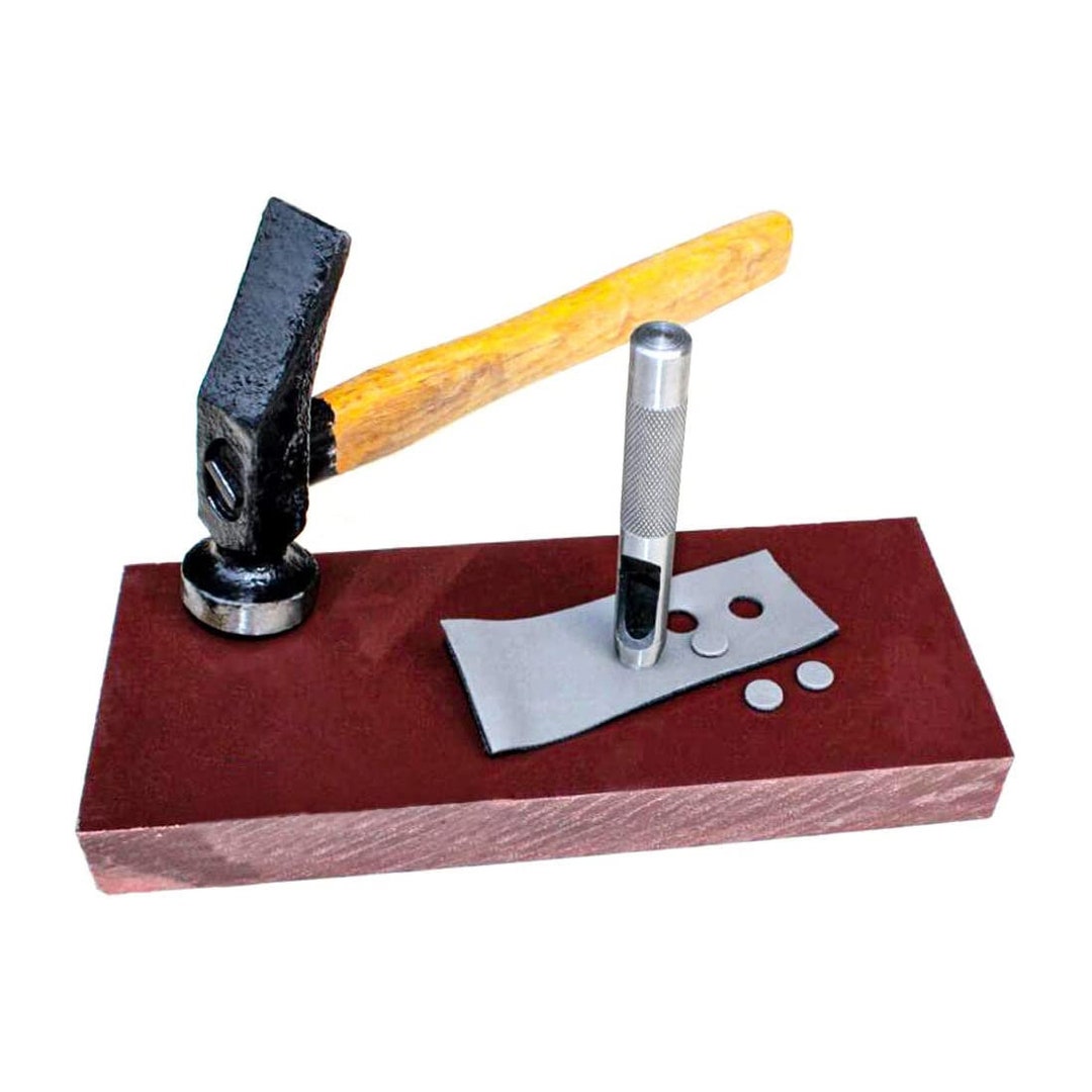 Mallet Mat Leather Stamping Pad Leather Craft Tool for Hole Etsy