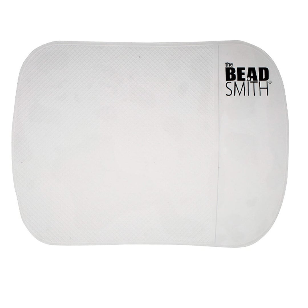 The Beadsmith Sticky Bead Mat 7.5 X 5.5 Inches Grey Color Etsy