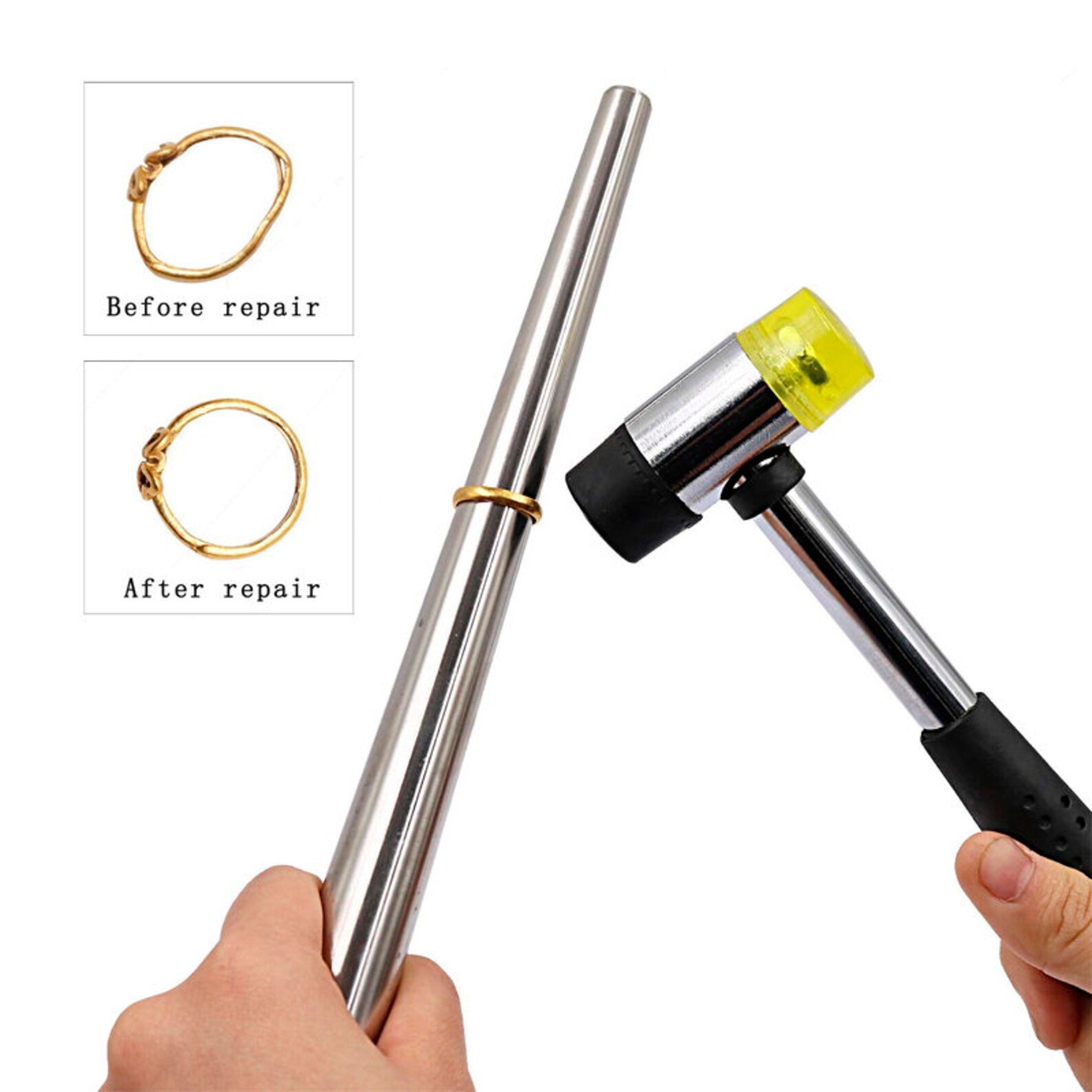 thumbnail interactive-video image 1 of Rosenthal Collection Ring Sizer Mandrel & Tool Kit – R72 – Black, Jewelry Sizing 1 of 3