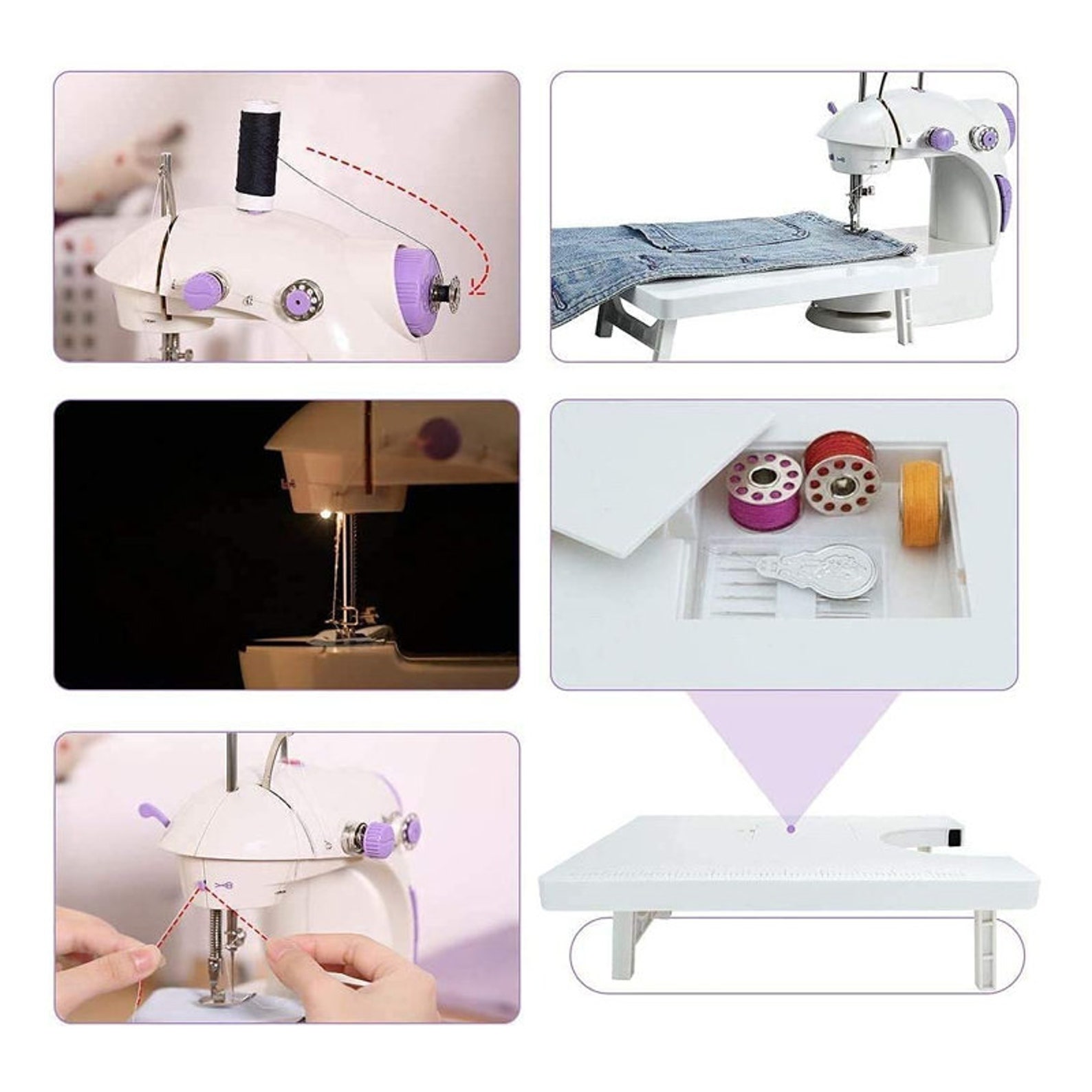 Varmax Sewing Machine With Extension Table and Sewing Kit Etsy
