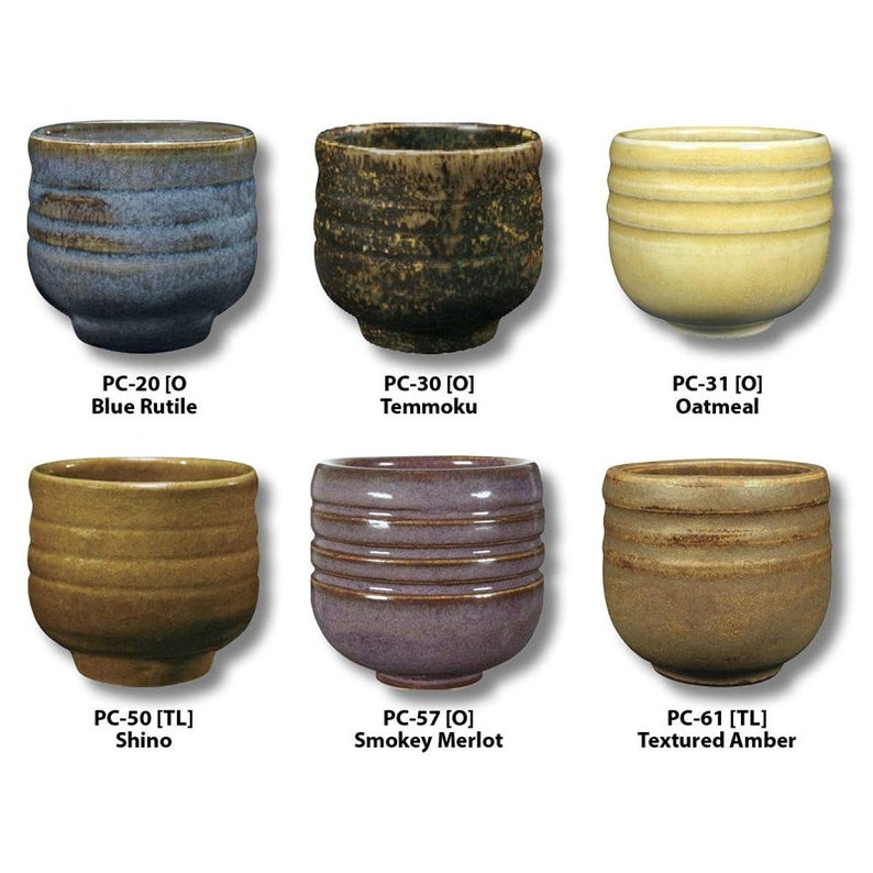 39182X Potters Choice Glazes Set A 1 Pint Assorted Colors Etsy