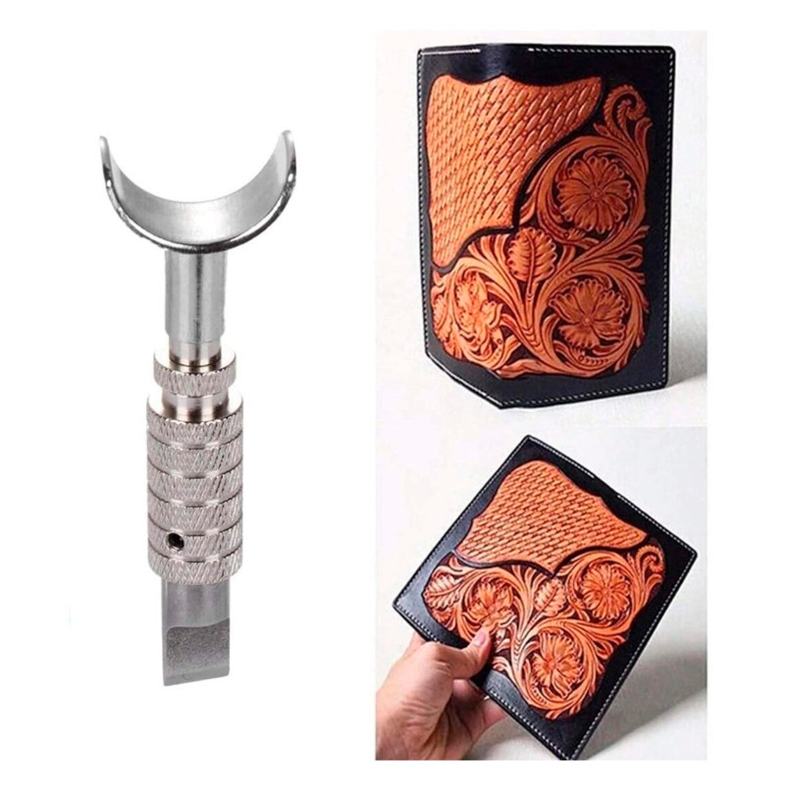 Techson Swivel Knife Leather DIY Carving Cutting Tool Set Etsy