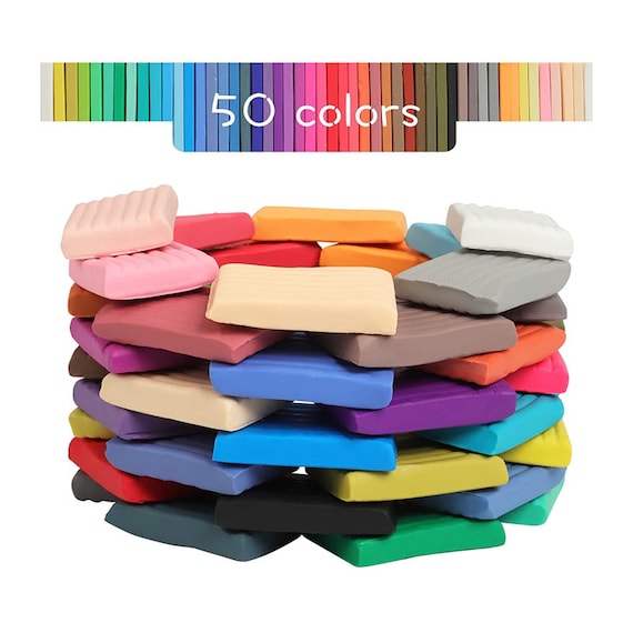 Polymer Clay 50 Colors, Modeling Clay for Kids DIY Starter Kits, Oven Baked Model  Clay, Non-toxic, Non-sticky,with Sculpting Tools -  Norway