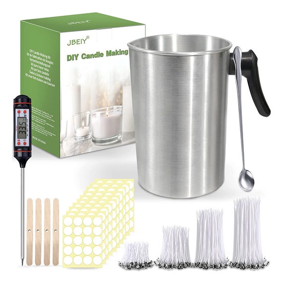 3L Candle Wax Melting Pot, With Candle Thermometer, Large Capacity