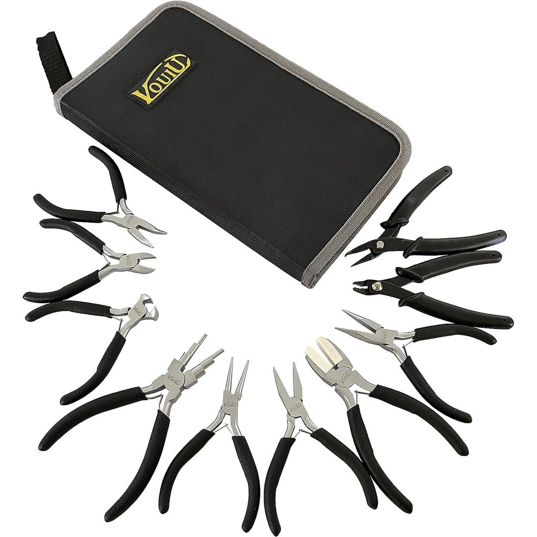 Vouiu 10piece Jewelry Pliers Set Jewelry Making Tools Etsy