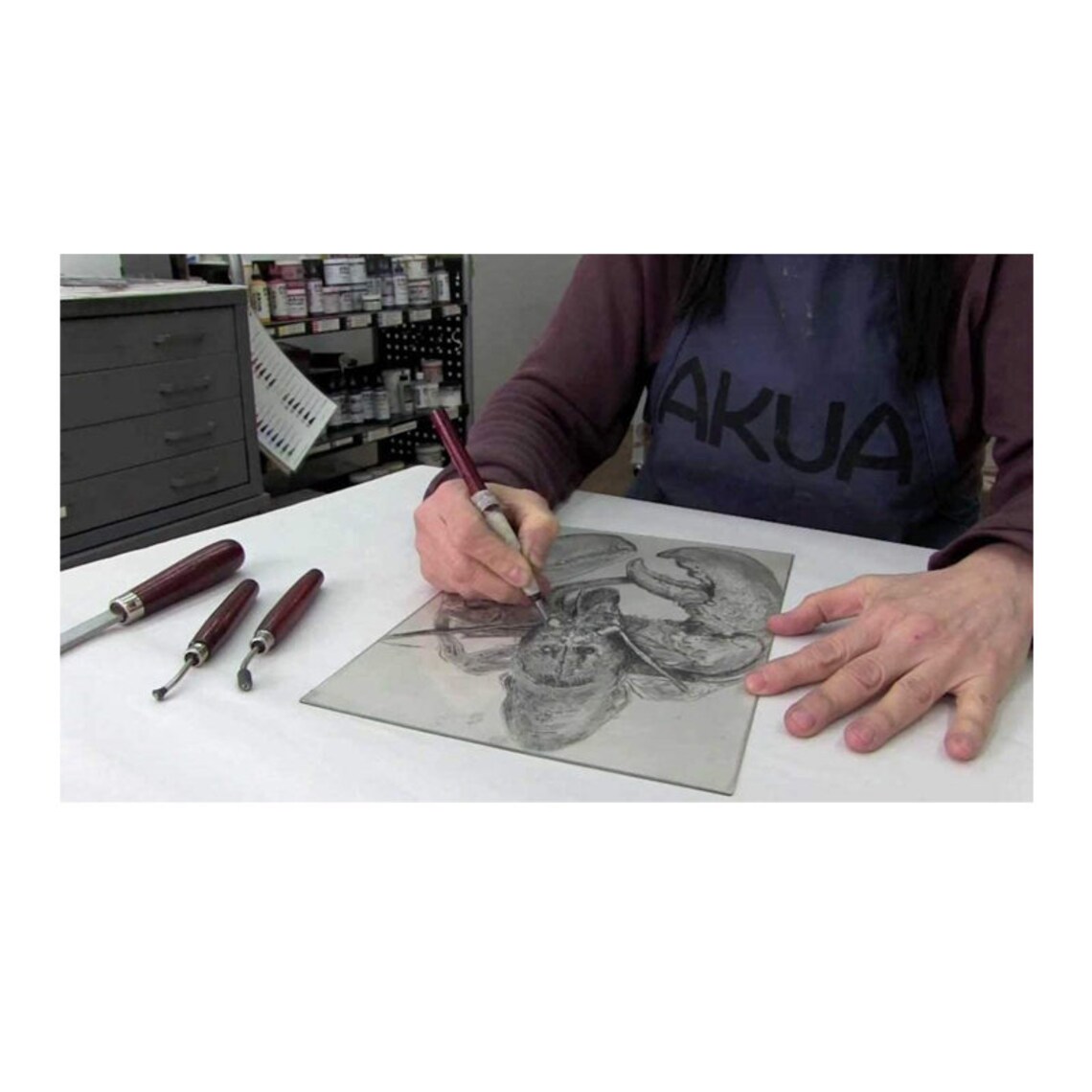 Akua Printmaking Plate Clear Etsy