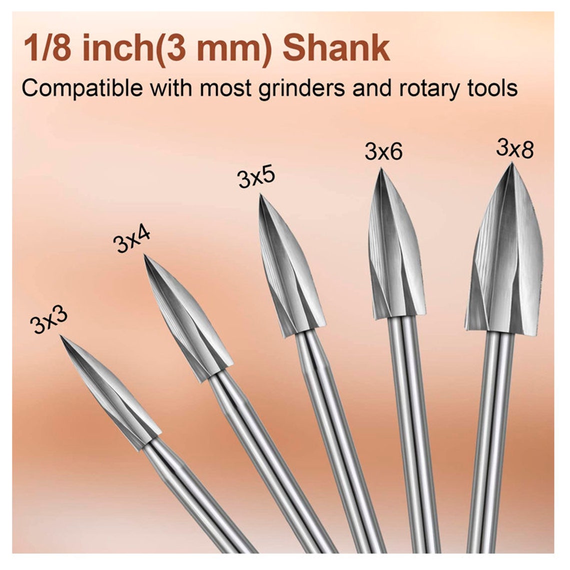 15 Pieces Wood Carving and Engraving Drill Bit Set Including Etsy