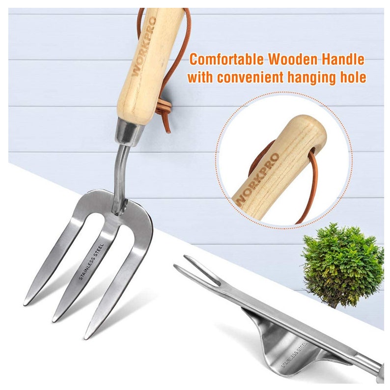 7 Piece Stainless Steel Heavy Duty Gardening Tools with Etsy