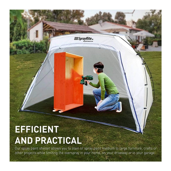 Portable Paint Tent for Spray Painting: Medium Spray Shelter Paint Booth  for DIY