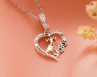 Collar de Jack Russell Terrier de plata de ley 925, regalo personalizado para amantes de los perros - Memorial por la pérdida de una mascota