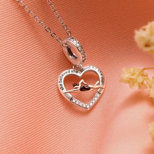 Swimming Necklace 925 Sterling Silver, Personalised Swimmer Gift - Inspirational Water Sports Athlete Pendant Keepsake