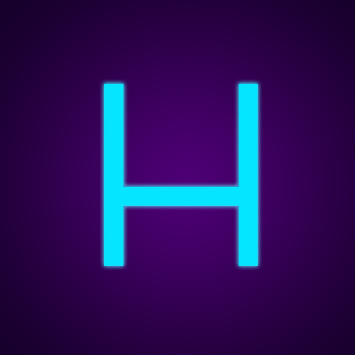 Letter H Neon Light | Etsy