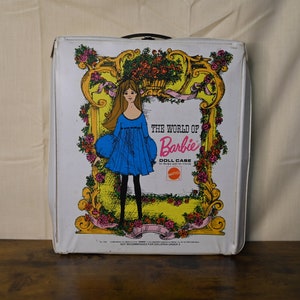 Vintage 1968 Mattel The world of Barbie Vinyl Case