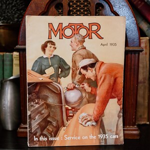 Vintage Motor Magazine April 1935