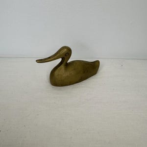 Vintage Ente aus Messing