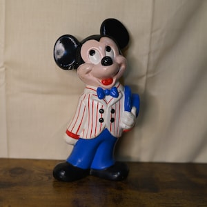 Vintage Barbershop Patriotic Mickey Mouse, Walt Disney Productions