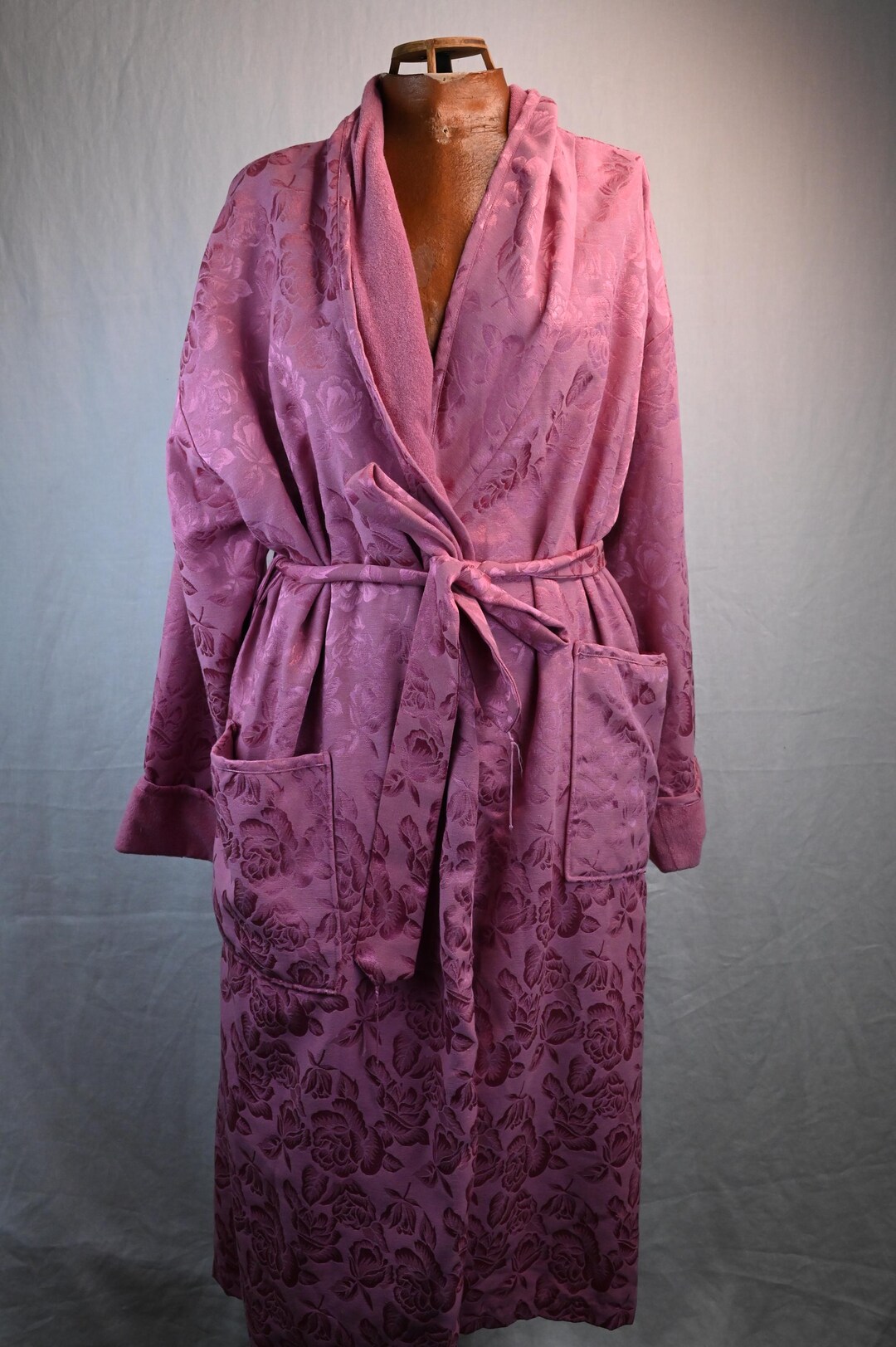 Vintage Victoria Secret Gold Label Pink Robe Size M/L - Etsy