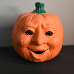 Vintage Large ugly ceramic pumpkin