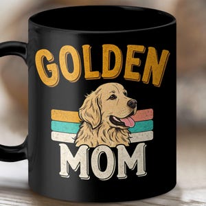 Golden Retriever Mom Mug, Dog Mom Gift, Best Dog Mom Ever Mug, Mothers Day Gift, Dog Lover Mug, Cute Golden Retriever Mug