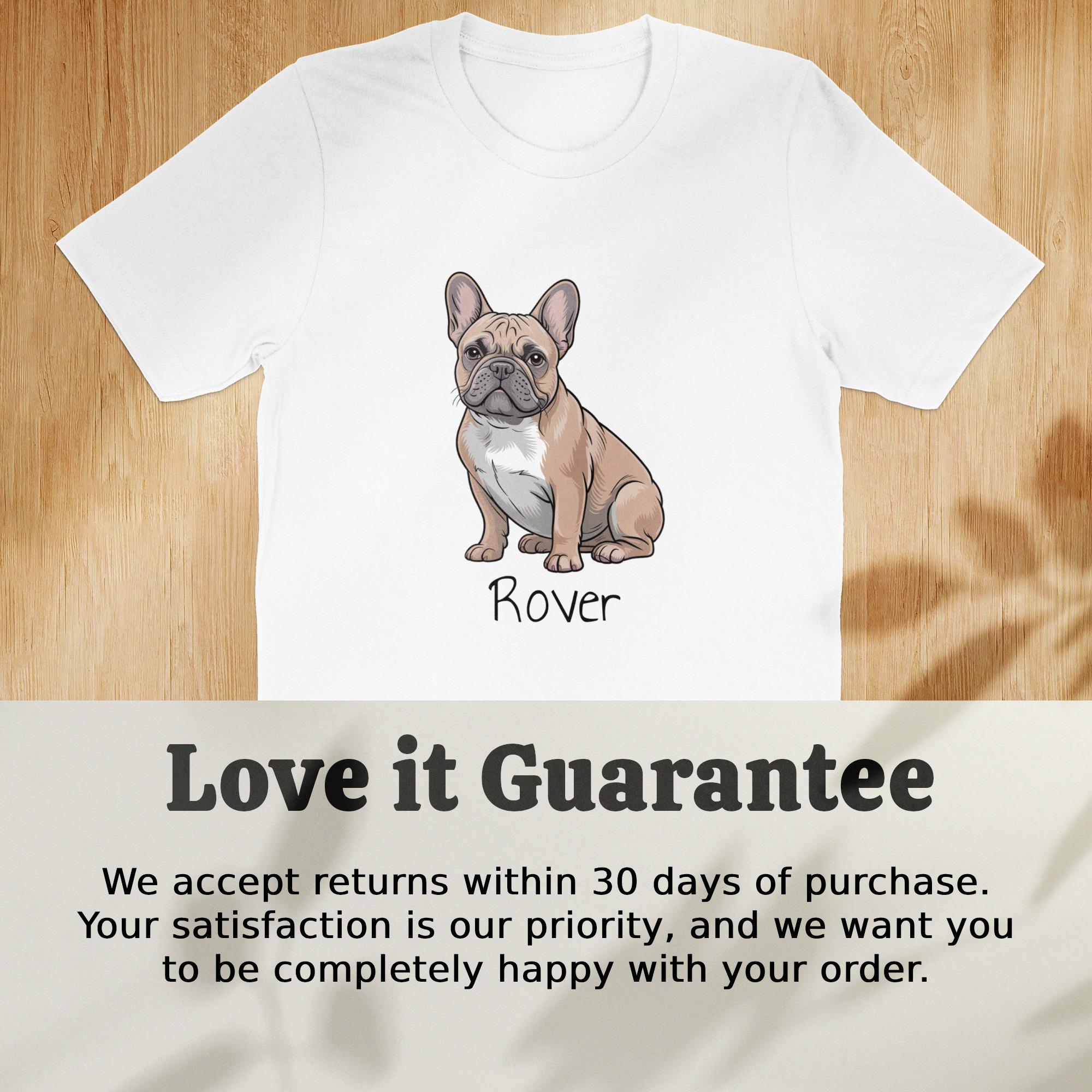 Camiseta personalizada de bulldog francés: nombre personalizado, camiseta  de algodón suave - Etsy México, image size:2000x2000